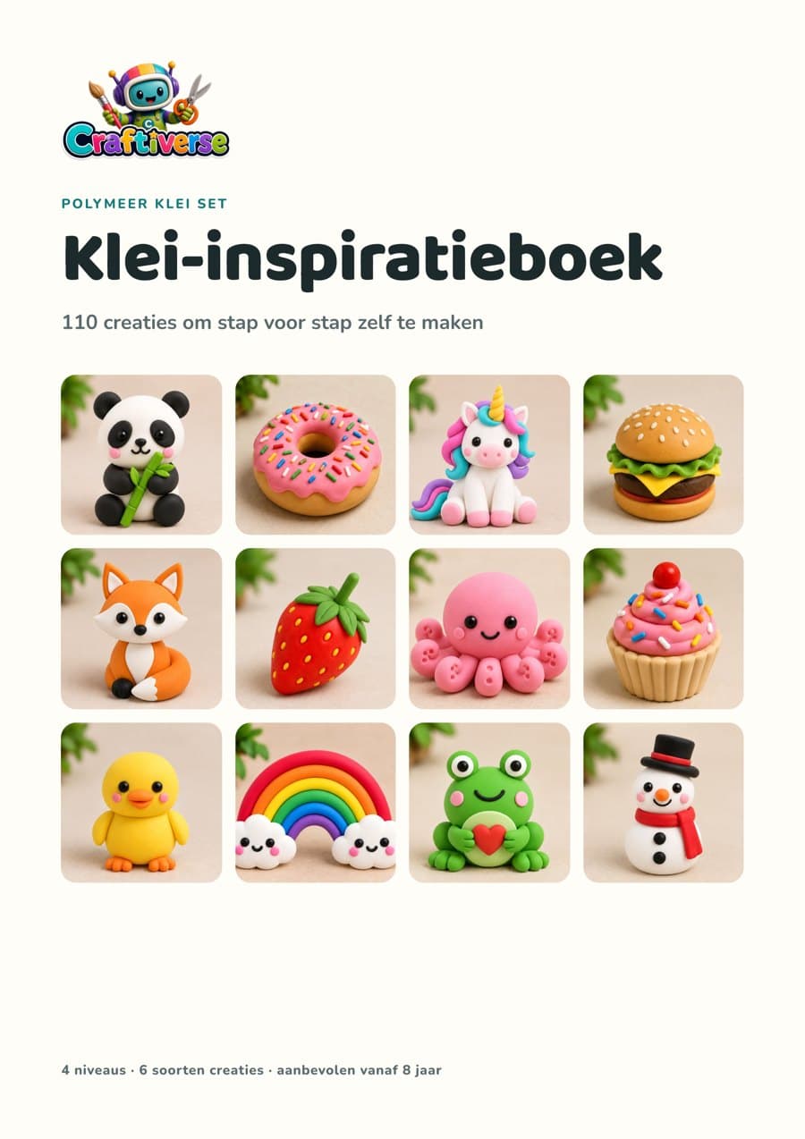 Omslag van het Klei-inspiratieboek